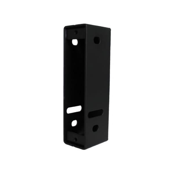 Add-A-Bolt Gate Box For Mounting M210 On Narrow Stile Gate W/ Drive In Deadbolt Black